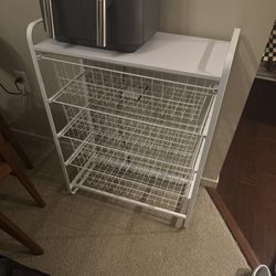 Brightroom 4 Drawer Metal Storage Organizer 