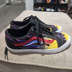 Vans Old Skool Flame Sneakers.