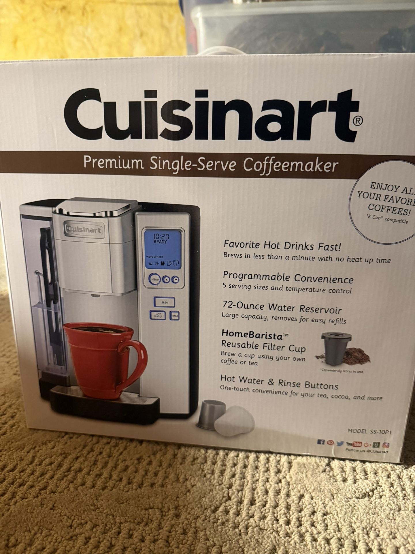 Cuisinart Coffee Maker SS 10P1