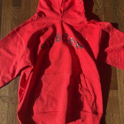 Red VVS Sp5der Hoodie Size Small
