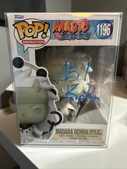 Funko POP!-Animation-Naruto Shippuden-Madara Uchiha-#1196-Authographed- JSA Cert