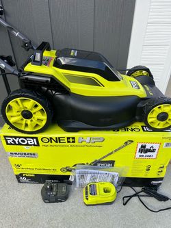 Ryobi ONE+ HP 18V 16" Brushless Push Mower Kit