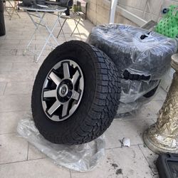 For Sale, 4Runner TRD Off Road Wheels And Tires 265/70/17 Falken wildpeak 