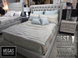 Bed Frame Gray