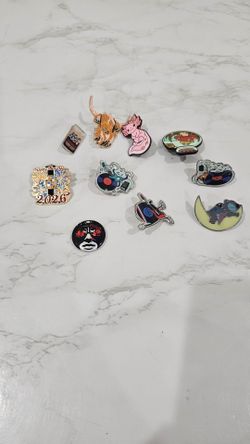 Mixed Enamel Pin Collection – Set of 10