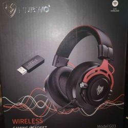 Wireless+Wired Gaming Headset for PC/PS4/PS5