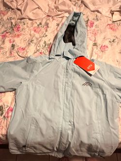 OTU Light Blue Hooded Jacket New with Tags