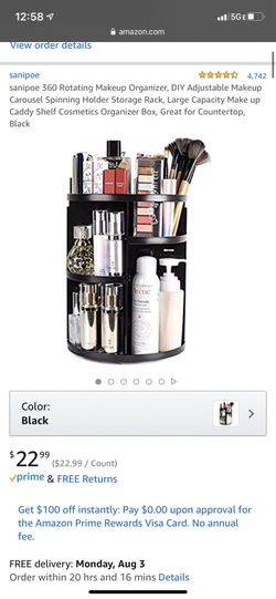 Makeup organizer