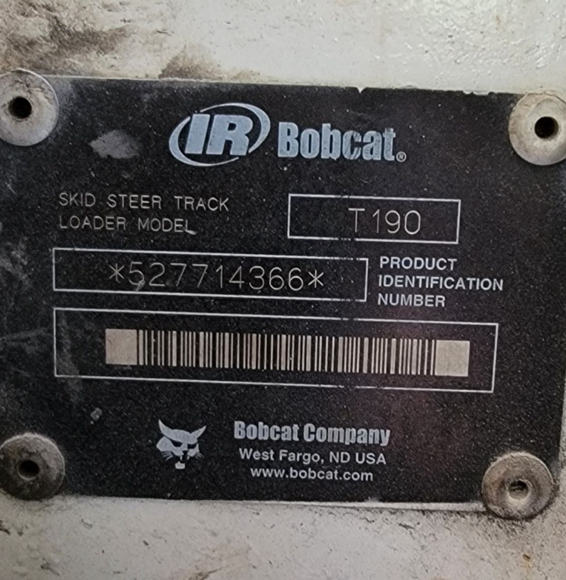2006 Bobcat T190 3200+/- Hrs Ready To Go! 