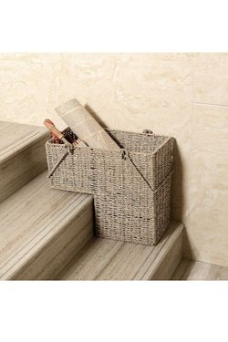 Wicker Staircase Basket