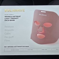 Solawave Red Light Therapy Mask - Red & Near Infrared LED Light Device
