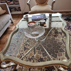 Italian brass coffee Table