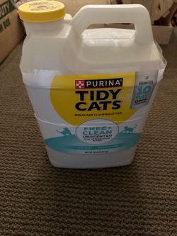 Purina Tidy Cats Clumping Cat Litter Odor Control, Free and Clean Unscented Multi Cat Litter