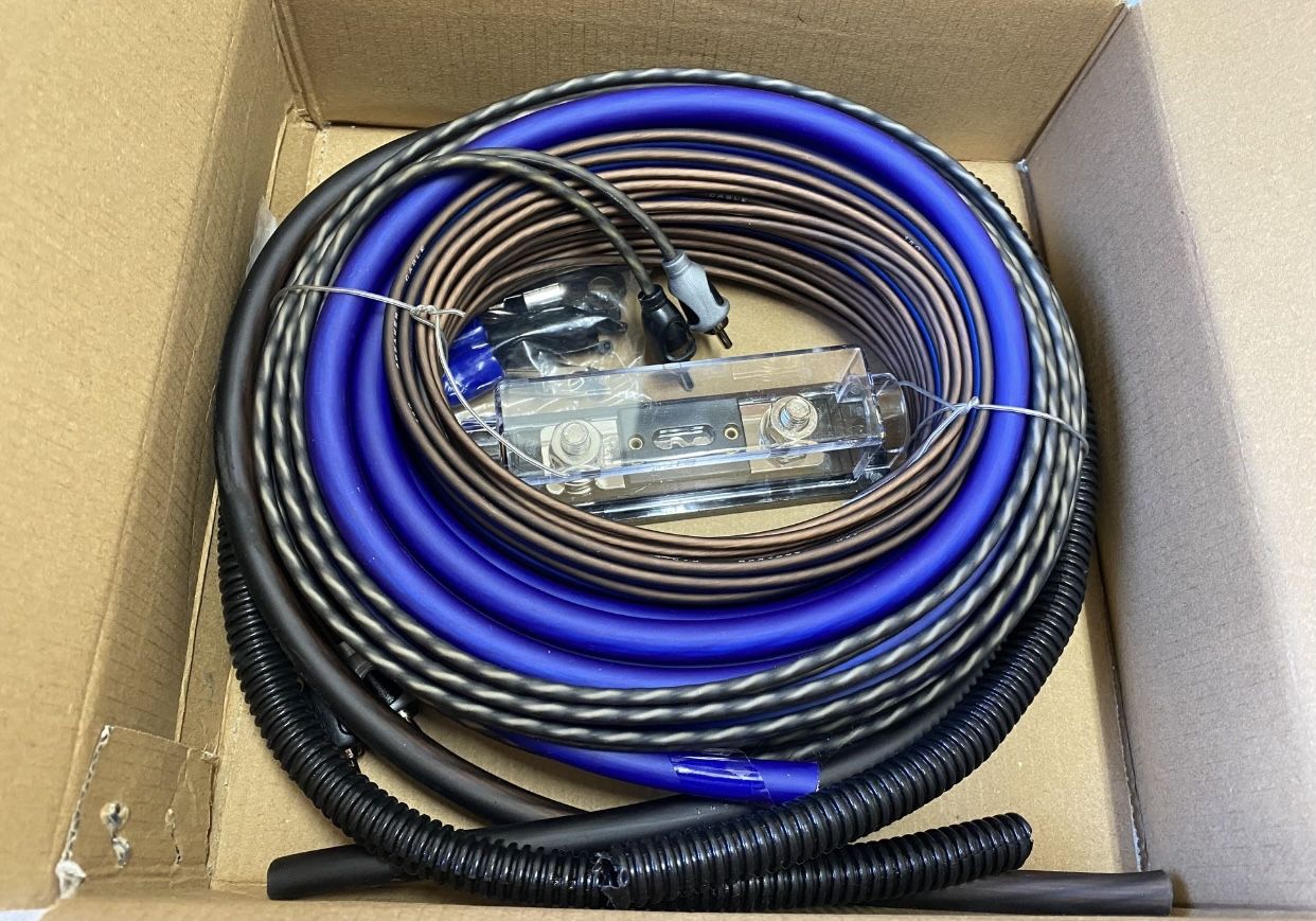 New Kong Audio 4 Gauge Car Amplifier Wiring Kit . $40 Each