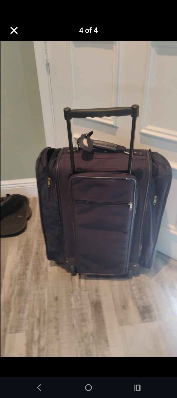 Carry On Suitcase Navy Blue  In Margie