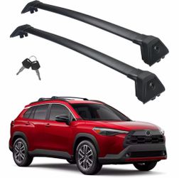 Autekcomma Lockable Roof Rack Crossbar For Corolla Cross 2023-2026