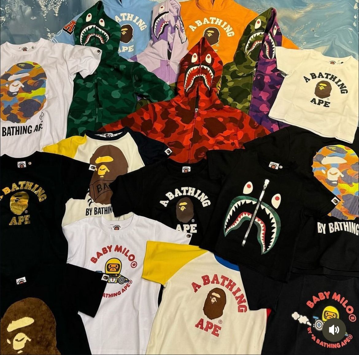 Bape Hoodies And Shirts