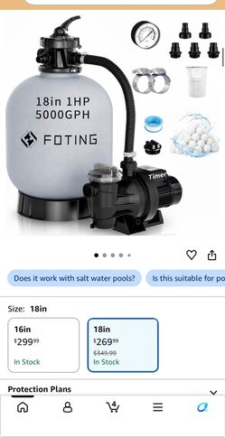 FOTING Sand filter pump