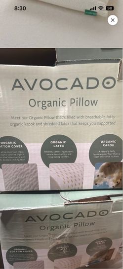 Avocado queen size pillow