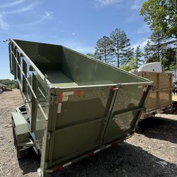 Brand New 2026 7x16  Dumb Trailer 