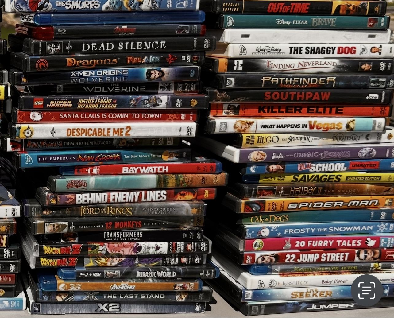 DVD Lot (90 DVDs)