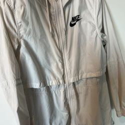 White Nike Windbreaker 