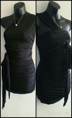 New Black Club Dress Medium