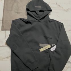 Essentials Fear Of God Black SS22 Hoodie