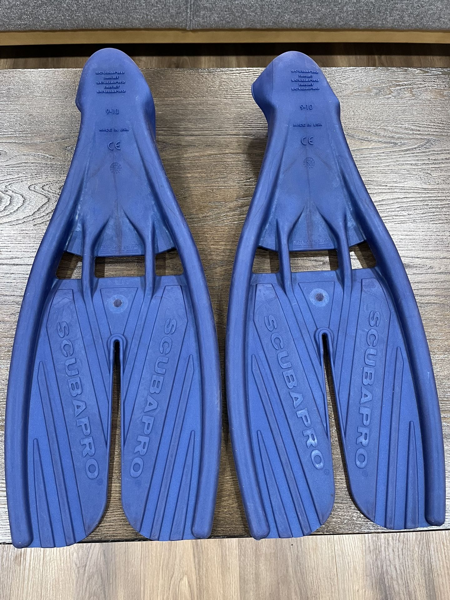 Scuba Pro Blue Diving Fins Size Large