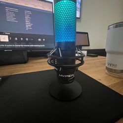Hyper X Mic Rgb Good Condition With Cord 40$