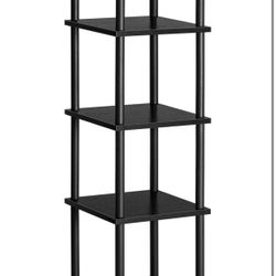 HOOBRO 5-Tier Corner Shelf Stand – Black (BK50CJ01)