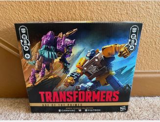 Transformers Age of the Primes Carnivac vs Fisitron Set