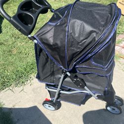 Cat / Dog Stroller 3-wheel