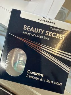 Lentes de contacto de lujo Beauty Secret Tri-Tone AquaMarine
