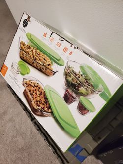 14 Piece Libby Glass Bakeware Set