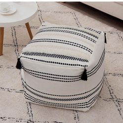 2 unstuffed ottoman Pouf cover $22 each