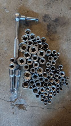 Tools - Drive Socket Set & Wrench - 73 Pieces