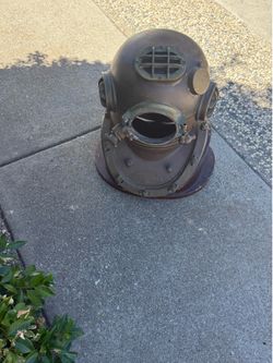 Scuba Heavy Diving Helmet Miller Dunn Vintage Divers Diving Helmet With Base