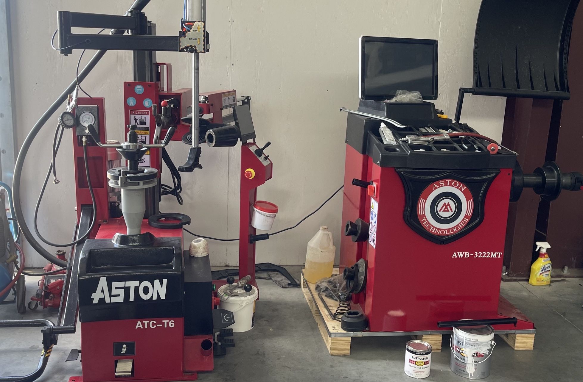 ASTON Tire Changer And Balancer ATC-T6 and AWB-3222mt