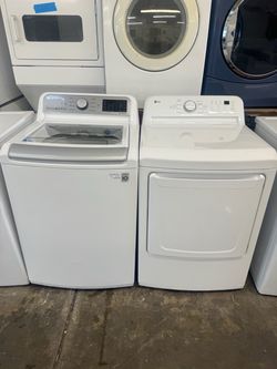 Used LG Washer And Gas Dryer Top Load