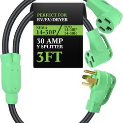 Kanayu 30 Amp Y Splitter 3ft 