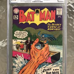 Batman #146 (1962) CGC 5.5 — O/w to White Pages; Bat-Mite app; Bill Finger 