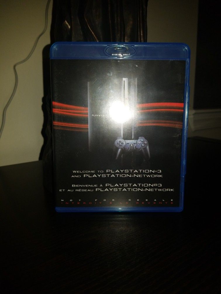 PS3 Blu-ray Welcome To Playstation 3 and Playstation Network