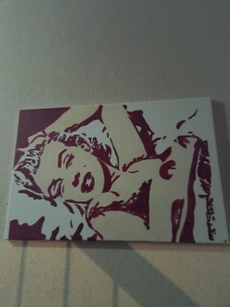 Original Marilyn Monroe Oil Painting