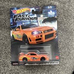 Hot Wheels Fast & Furious Nissan Skyline GT-R 