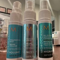New- 3pc- Moroccanoil hair treatments travel sizes