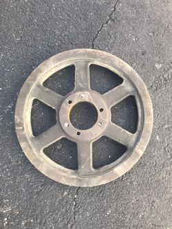 Cast iron pulley wheels 16”