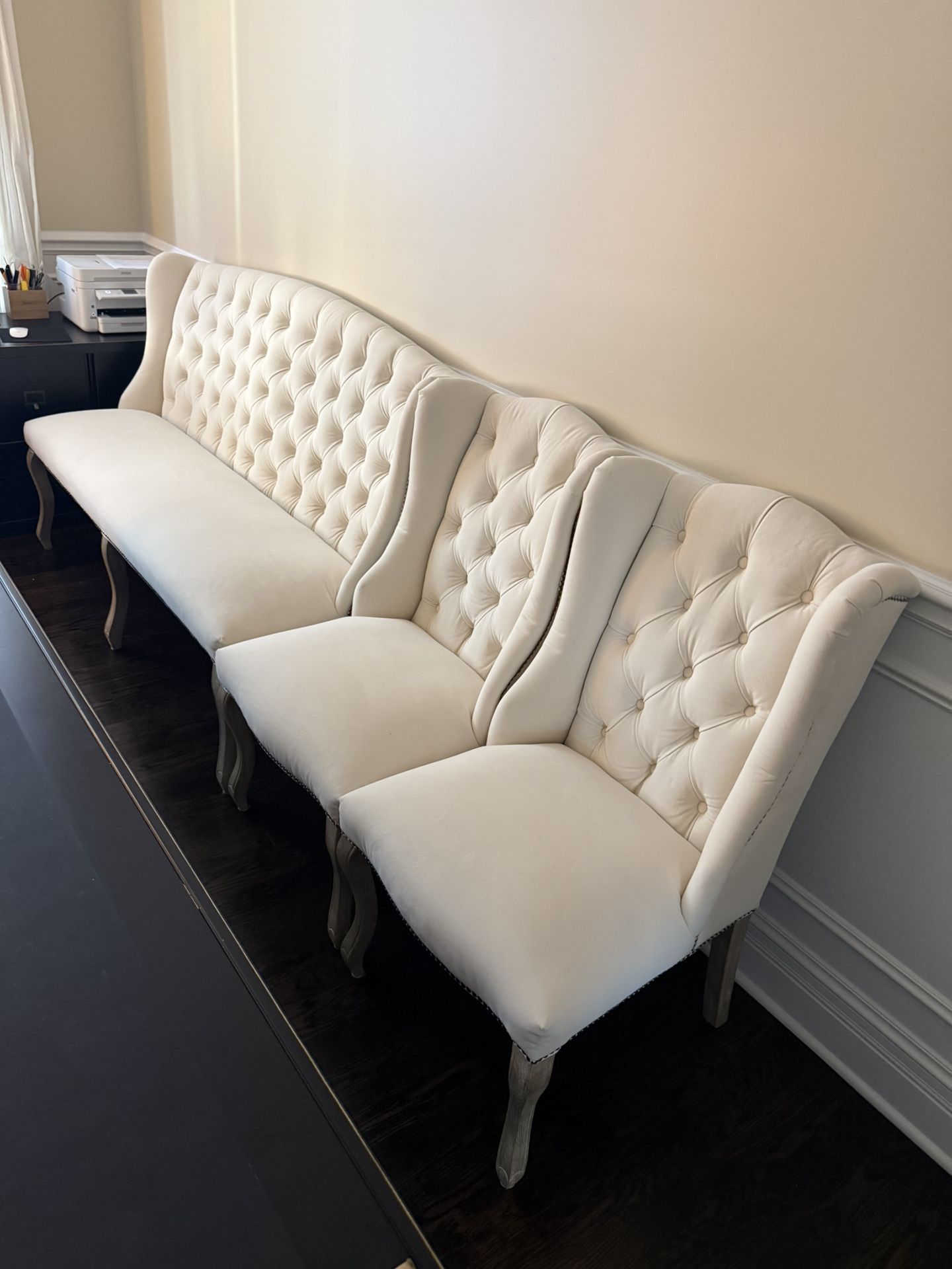 Z Gallerie Chairs AND Bench