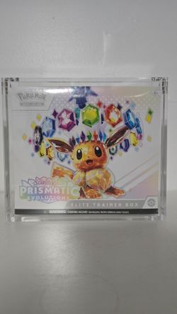 Prismatic Evolutions ETB (includes acrylic case)