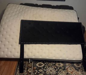 Black Upholstered Headboard